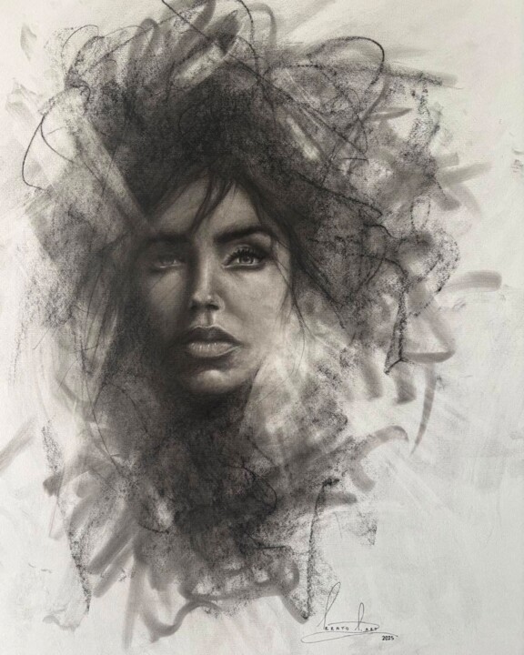 Emerge from Chaos to serene stillness 绘画, 27.6x19.7 in