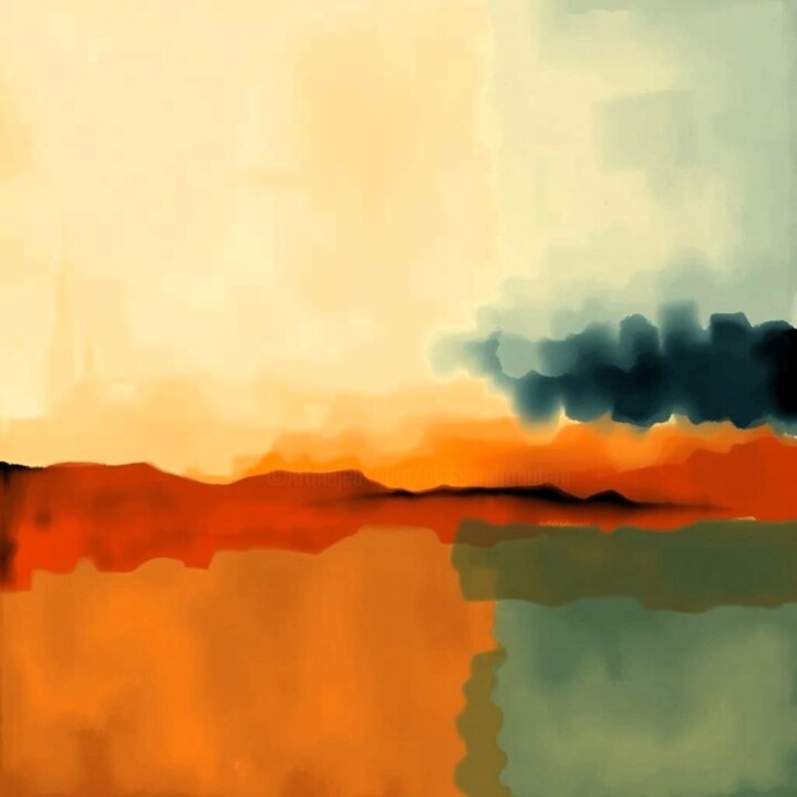 Digital Arts titled "Abstract Print "Ref…" by Alessandro Butera, Original Artwork, Digital Painting Mounted on artwork_cat.