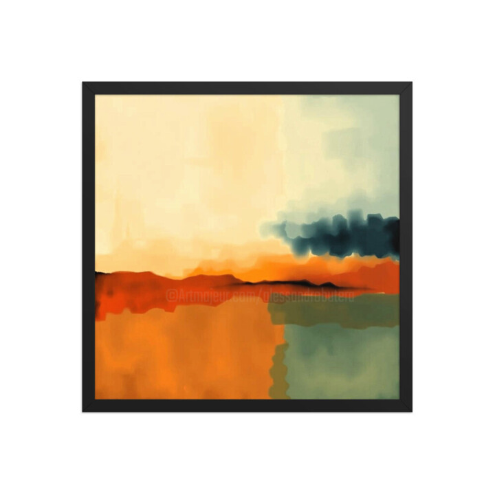 Work presented framed