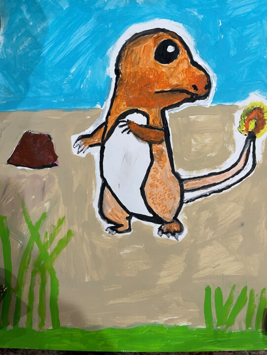 Charmander Tablo, 17x14 in