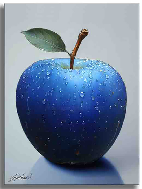 Blue Apple Malarstwo, 40x30 in