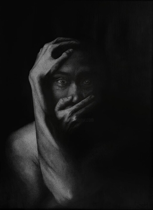 Fear 图画, 15.8x11.8 in