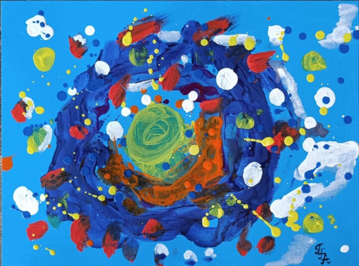 Большой Взрыв/ The Big Bang Pittura, 15,8x11,8 in