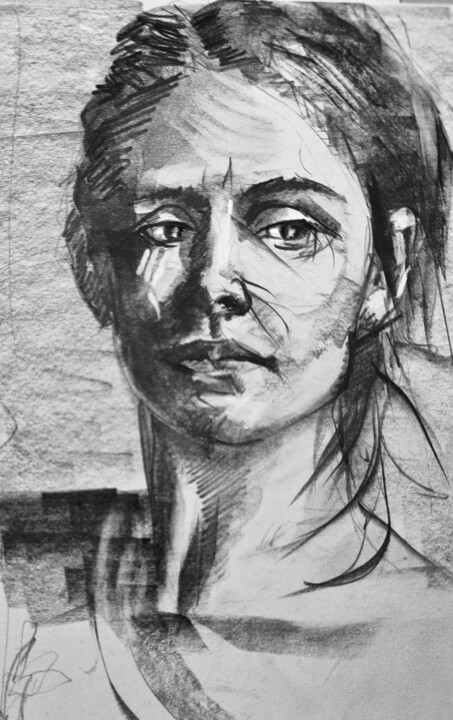 Drawing titled "1522" by Jean-Pierre Emond, Original Artwork, Graphite
