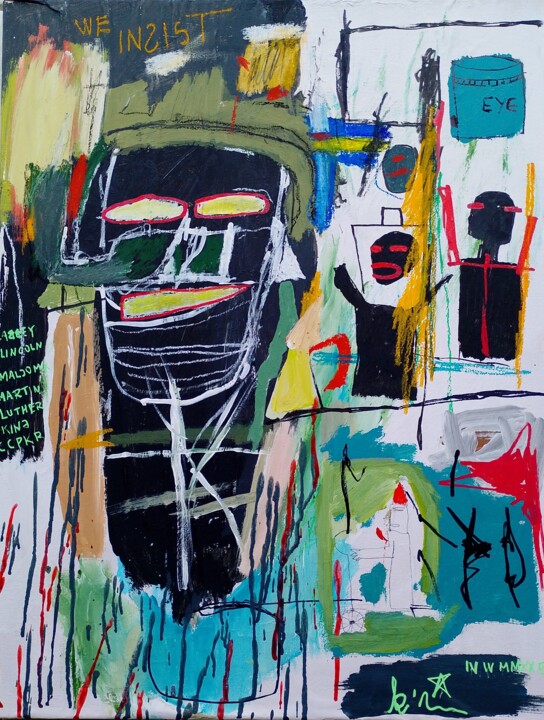We insist Schilderij, 25,6x19,7 in