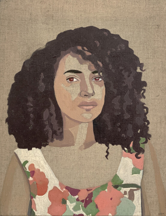 Julia 绘画, 11.8x11.8 in