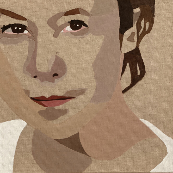Valérie 绘画, 11.8x11.8 in