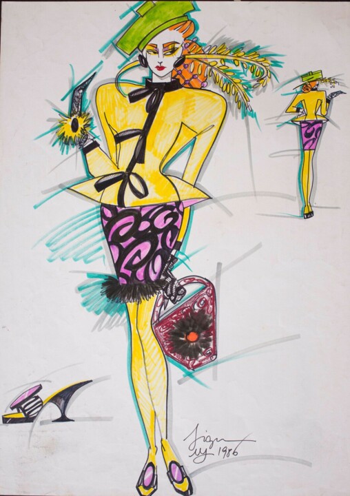 Thursday in Long Island Desenho, 23,6x16,5 in