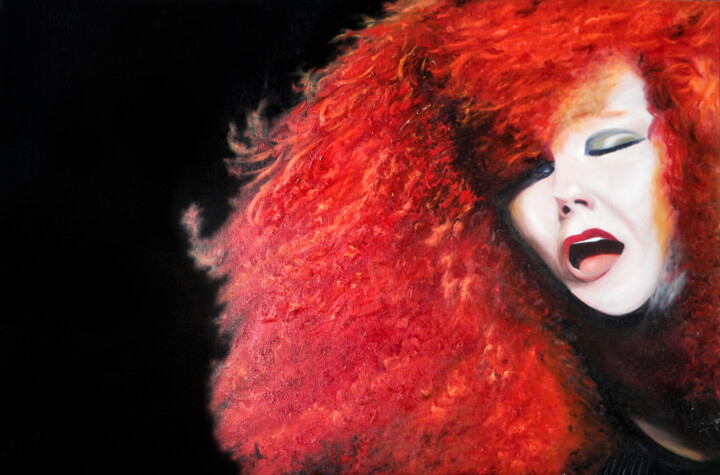 Bjork snapshot 绘画, 19.7x29.9 in