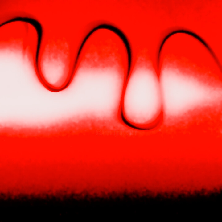 摄影 标题为“Wave of Red (3409)” 由Redrumstudio, 原创艺术品, 数码摄影