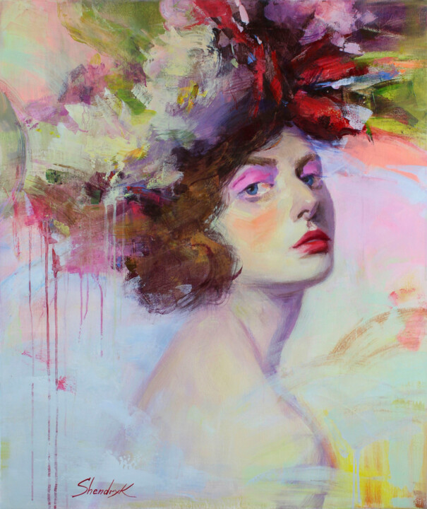 Inner power 绘画, 35.4x29.5 in