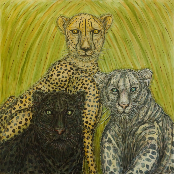Three Sisters 绘画, 36x36 in