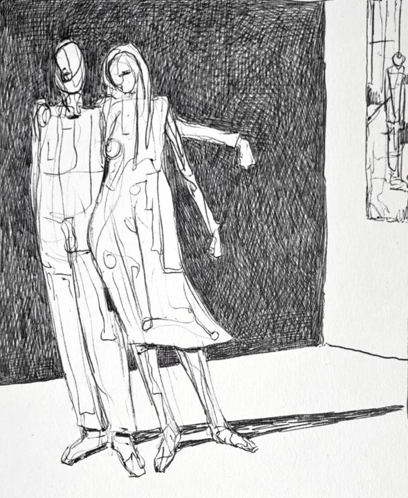 Drawing titled "Sketchbook 2015 - R…" by Milto Sideris, Original Artwork, Ballpoint pen