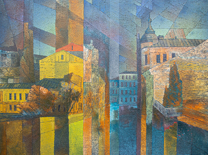 Late autumn 绘画, 35.4x47.2 in
