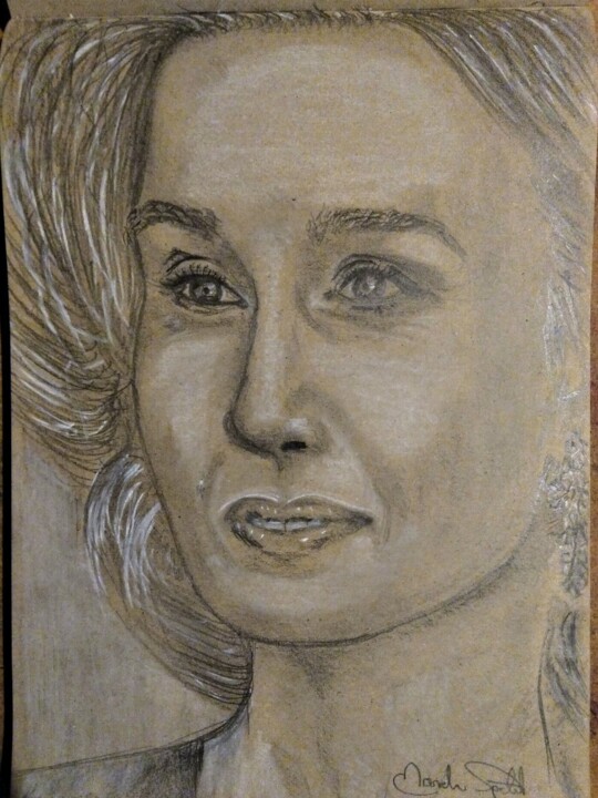 Dibujo titulada "Ćwiczenia w rysunku…" por Marek Spetel, Obra de arte original, Lápiz Montado en Plexiglás