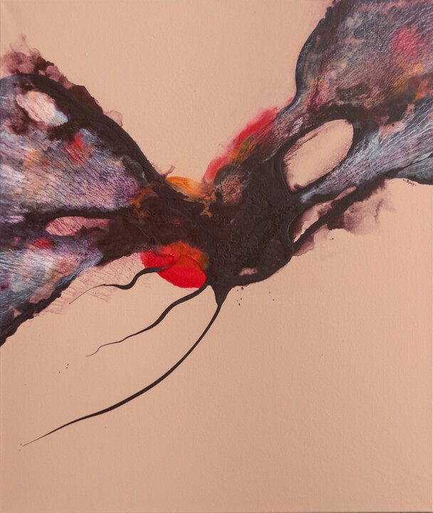 Peinture intitulée "Sunset" par Weronika Dylag, Œuvre d'art originale, Acrylique Monté sur Châssis en bois