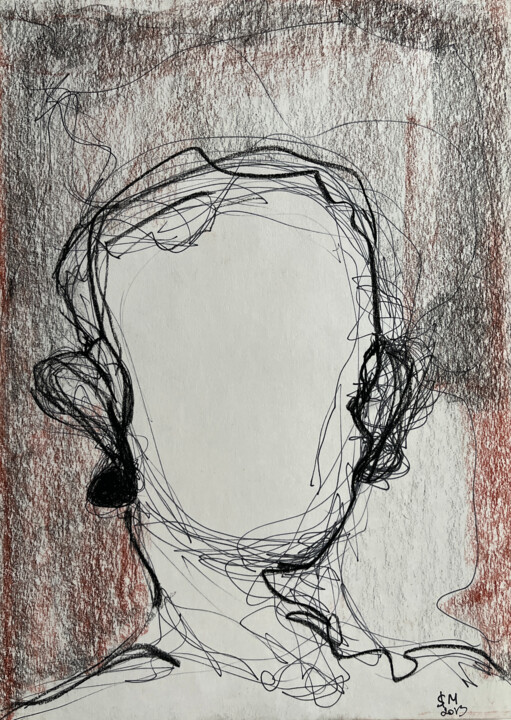 图画 标题为“1rre / The Time Tra…” 由Leni Smoragdova, 原创艺术品, 木炭