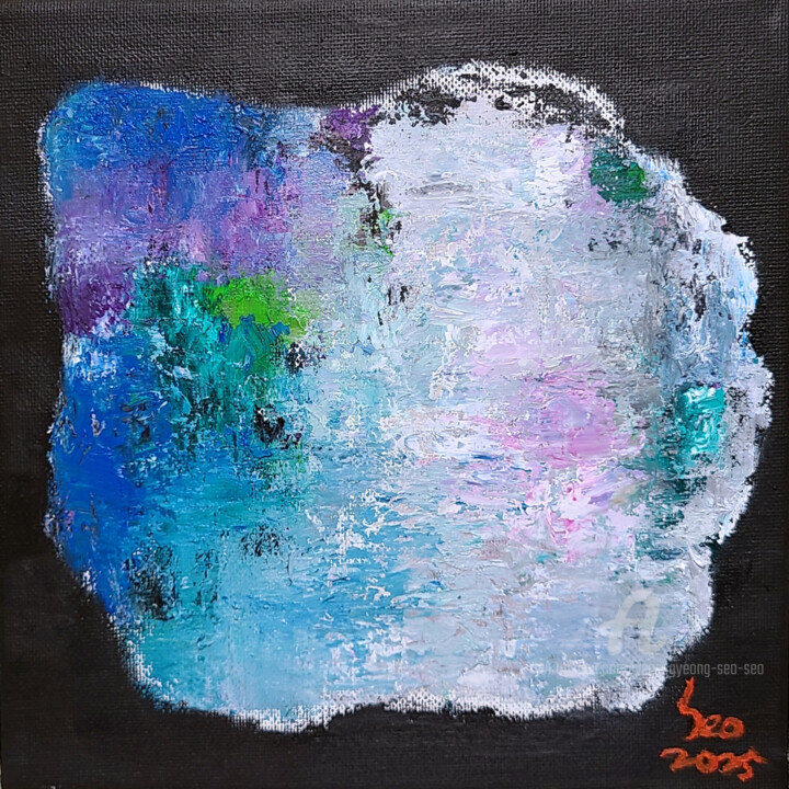 Painting titled "Dissolving Boundari…" by Yeon-Gyeong Seo (Seo), Original Artwork, Oil