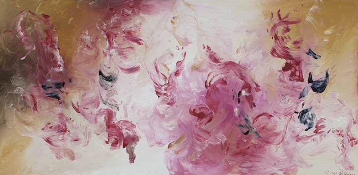 绘画 标题为“Poppies in the wind” 由Gabriela Azar Schreiner, 原创艺术品, 丙烯