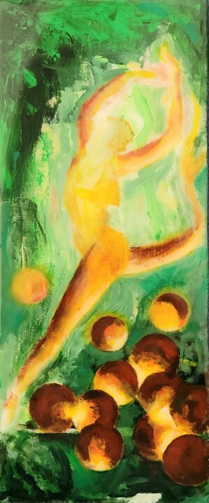 绘画,  21.7x9.1 in 