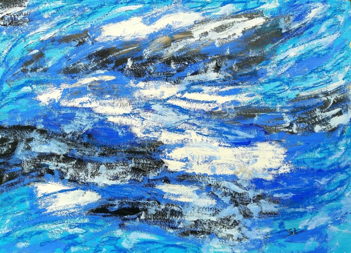 Et je lave mon âme Painting, 9.1x12.8 in