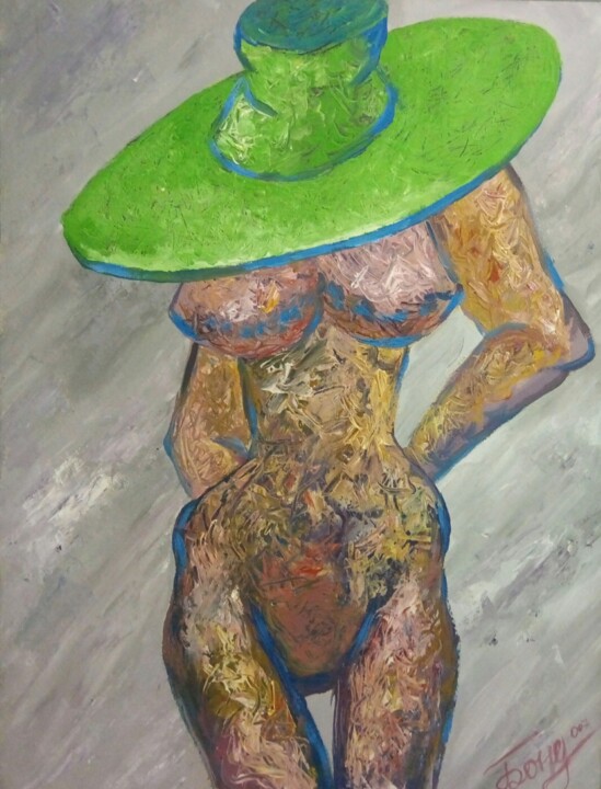 Pablo Picasso hat 绘画, 27.6x19.7 in