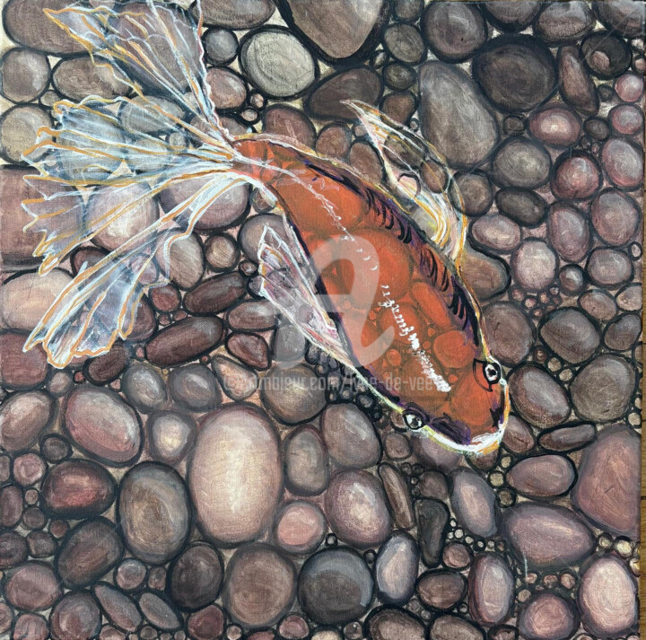 绘画,  19.7x19.7 in 