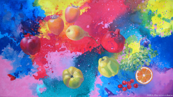 Summer taste 绘画, 17.7x31.5 in