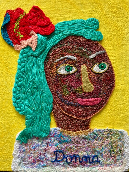 Donna 纺织艺术, 9.8x7.9 in