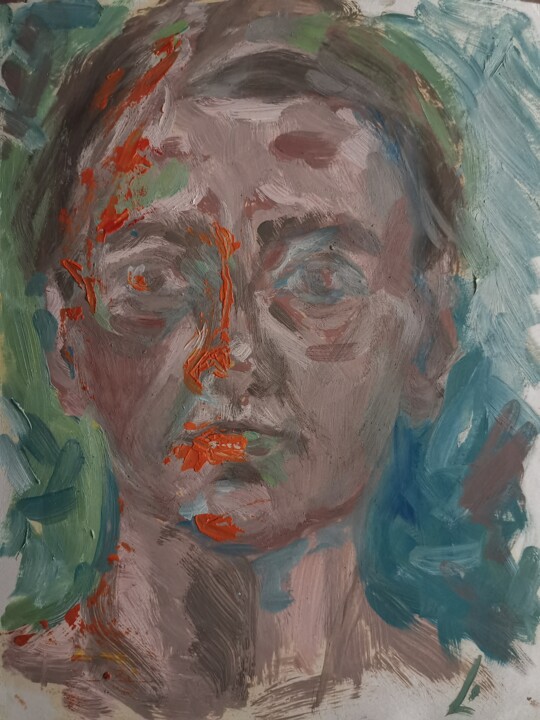 Woman. portrait. Oil 绘画