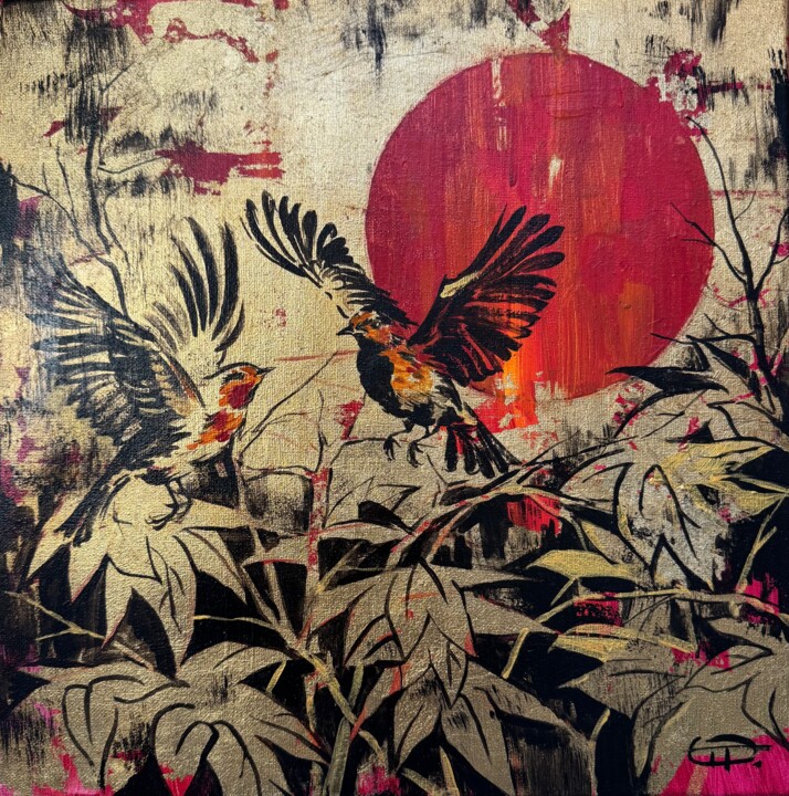 绘画,  14x14 in 