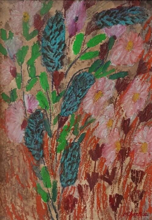 Pittura intitolato "PRINTEMPS" da Mchartrie, Opera d'arte originale, Pastello