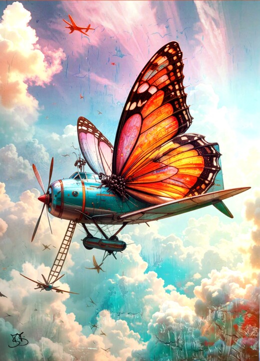 Butterfly Airline 003 数字艺术