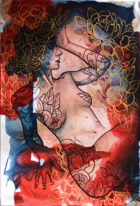 Beyond time and space 绘画, 33.5x23.6 in