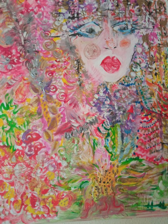 Las mil y una noches Peinture, 27,6x23,6 in