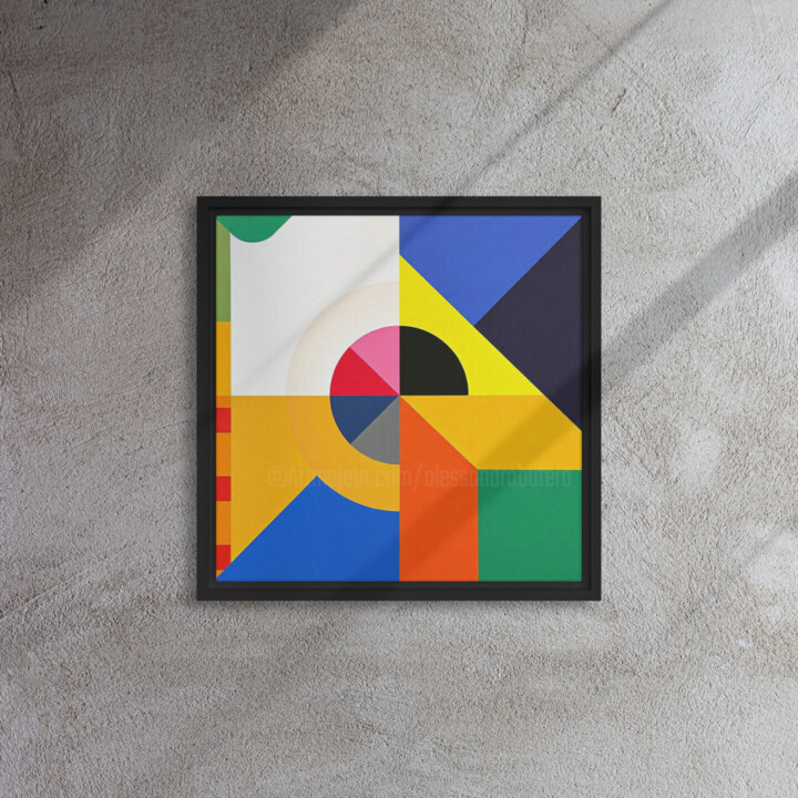 Work presented framed