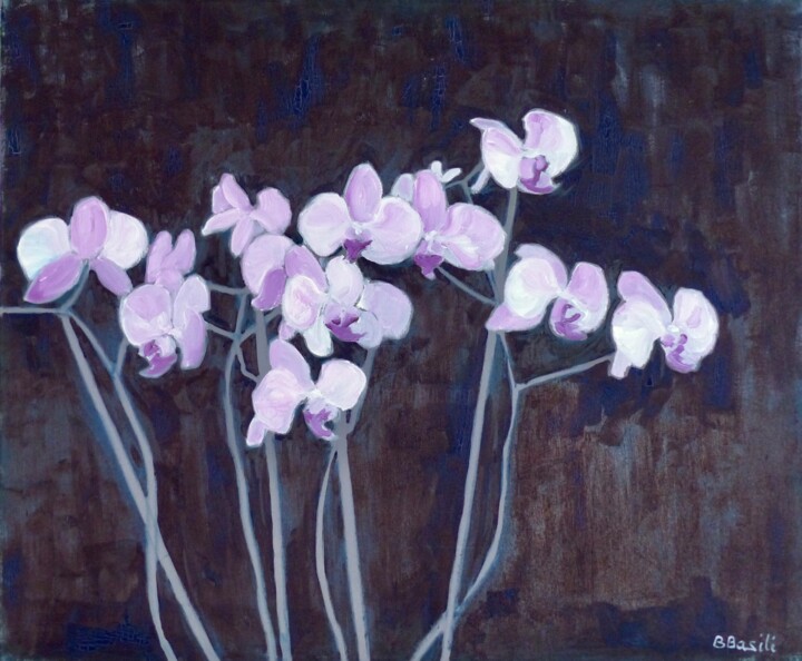 Orchidées 9 Tablo, 21,3x25,6 in