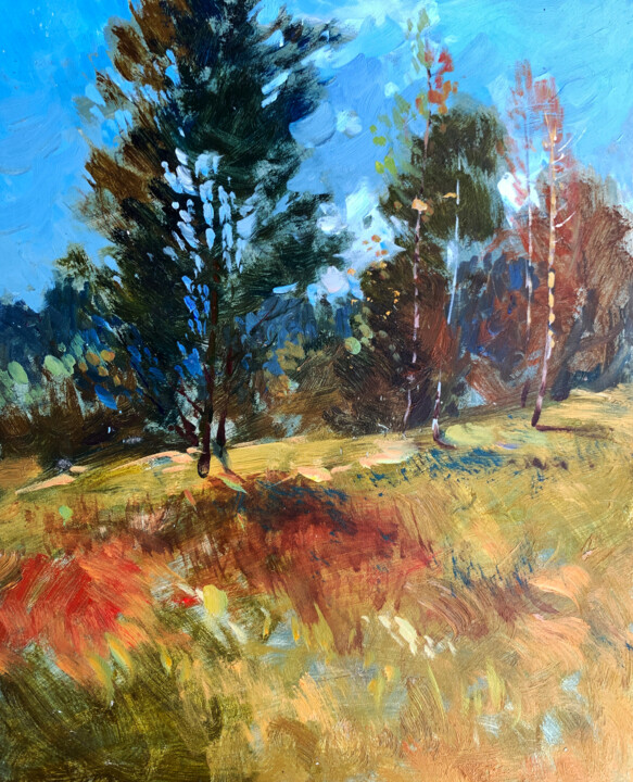 Beginning of autumn Pittura, 11,4x9,1 in