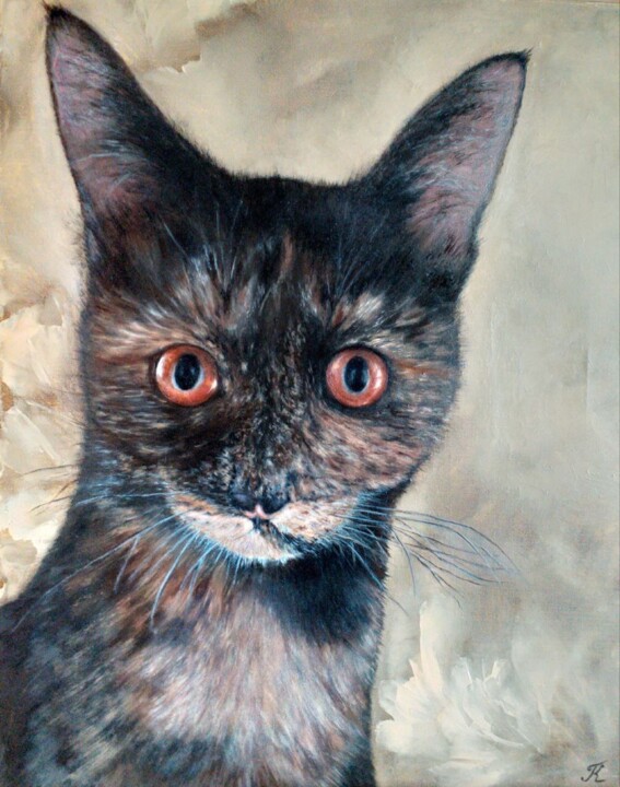 Пестрая шерстка 绘画, 23.6x17.7 in