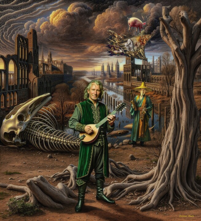 To the great George Roger Waters ! 数字艺术