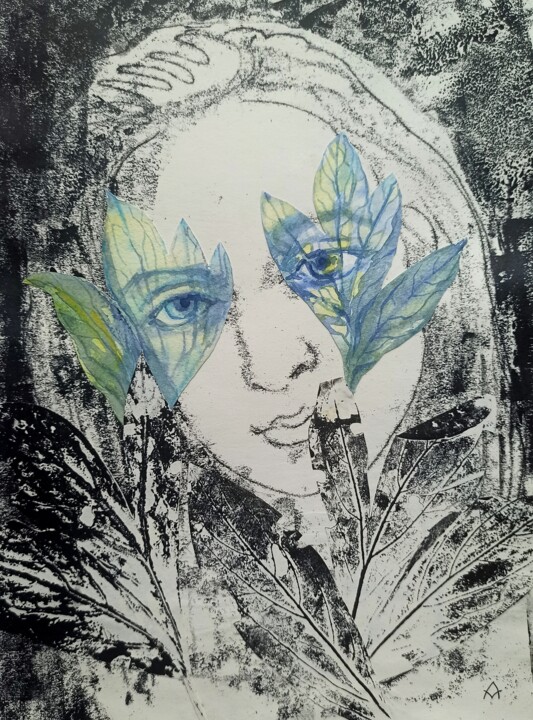 (Un) Visible Worlds 1 绘画, 11x8.1 in