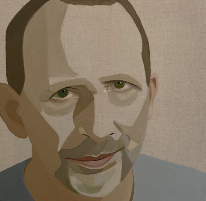 Ian 2 Painting, 23.6x23.6 in