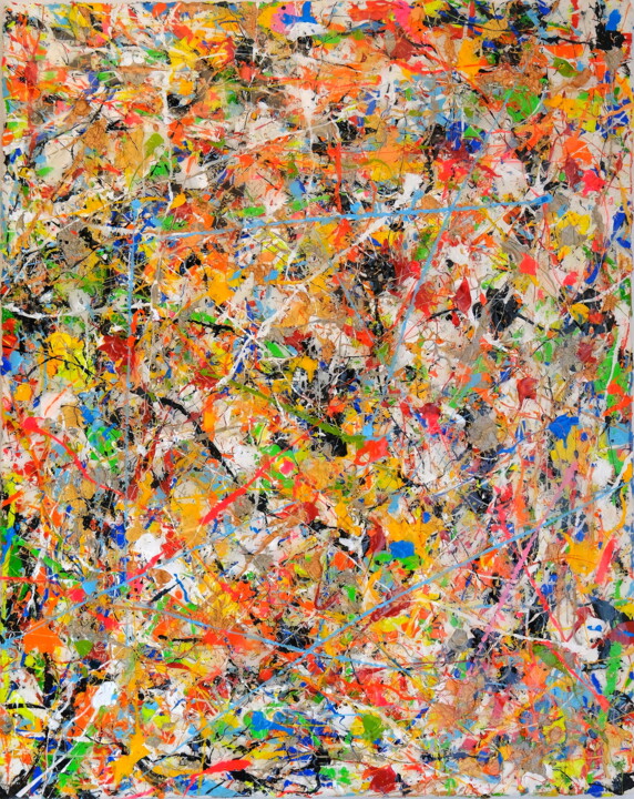 Sans titre 7 绘画, 35.4x27.6 in