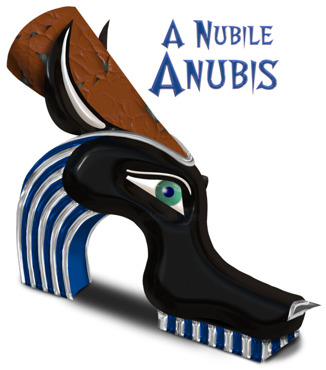 A Nubile Anubis 数字艺术