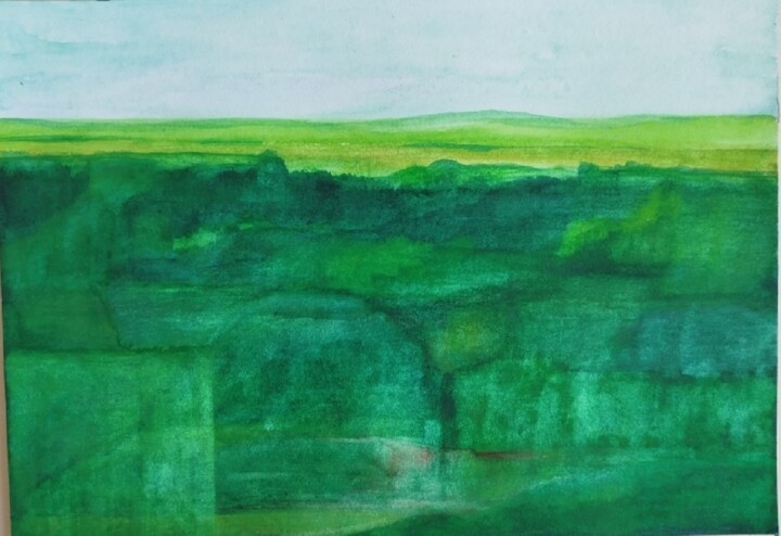 The Shadow Line 绘画, 6.7x9.5 in