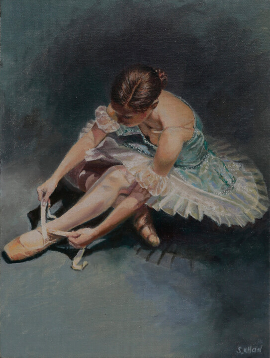 Final touch 绘画, 15.9x11.9 in