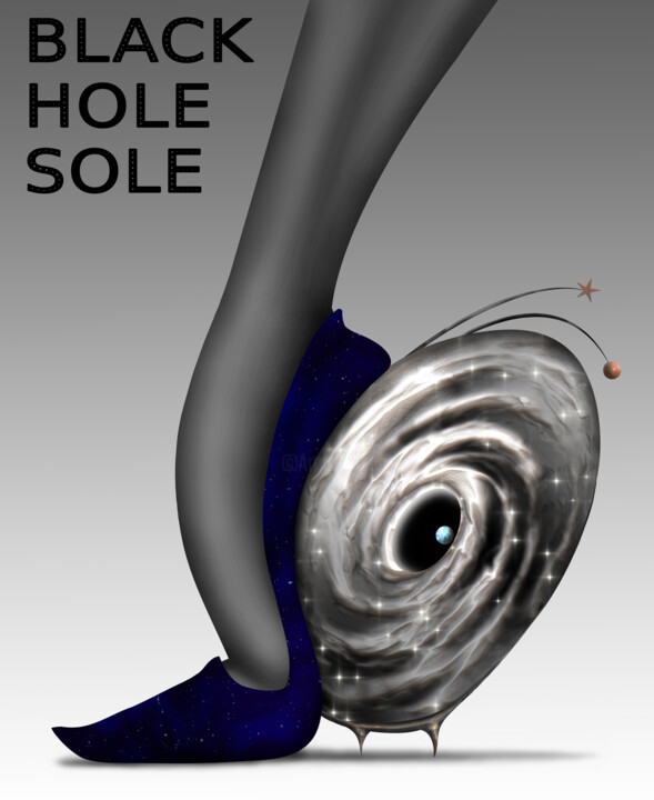 Black Hole Sole 数字艺术