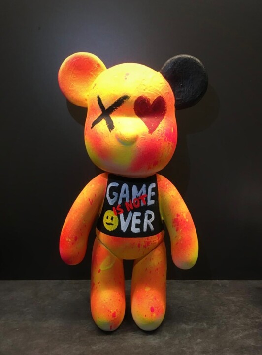 Bearbrick 1 雕塑, 13x7.1 in