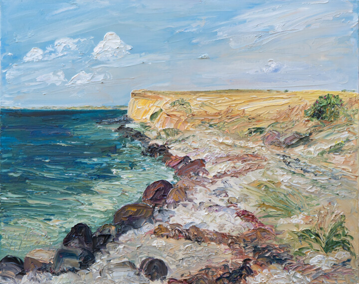 Windiger Tag / Ærø / Urehoved 绘画, 31.5x39.4 in