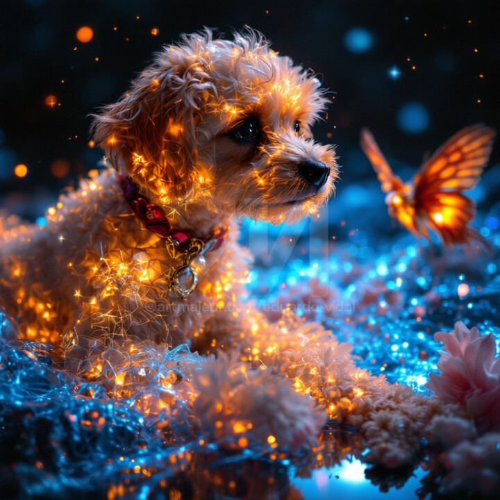 Arts numériques intitulée "Salma Bichon Habane…" par Eduardo Vidal, Œuvre d'art originale, Image générée par l'IA